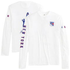 New York Rangers johnnie-O Adam Long Sleeve T-Shirt - White - NHL 202116659