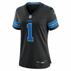 Nike Jameson Williams Detroit Lions Women's 2nd Alternate Game Player Jersey Black