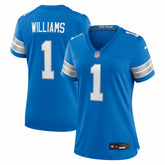 Nike Jameson Williams Detroit Lions Women's Game Player Jersey Blue