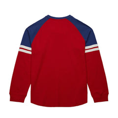 New York Rangers Mitchell & Ness Thermal Henley Long Sleeve T-Shirt - Red - NHL 202122428
