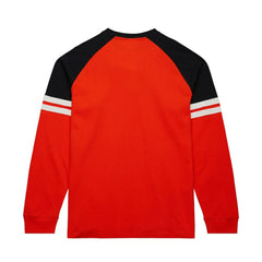 Philadelphia Flyers Mitchell & Ness Thermal Henley Long Sleeve T-Shirt - Orange - NHL 202122430