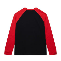 Carolina Hurricanes Mitchell & Ness Legendary Slub Raglan Long Sleeve T-Shirt - Black/Red - NHL 202122438