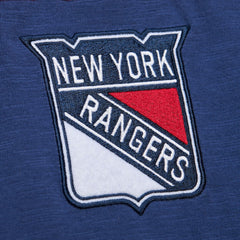 New York Rangers Mitchell & Ness Legendary Slub Raglan Long Sleeve T-Shirt - Blue/Red - NHL 202122447