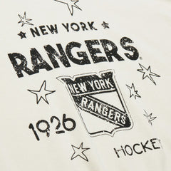 New York Rangers Mitchell & Ness Women's Logo 3.0 Pullover Sweatshirt - Cream - NHL 202122455