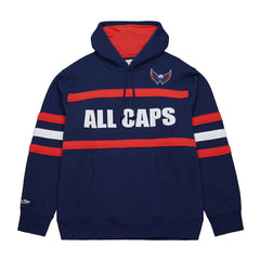 Washington Capitals Mitchell & Ness Head Coach Slogan Pullover Hoodie - Navy - NHL 202122469
