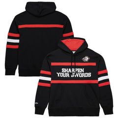 Buffalo Sabres Mitchell & Ness Head Coach Slogan Pullover Hoodie - Black - NHL 202122473