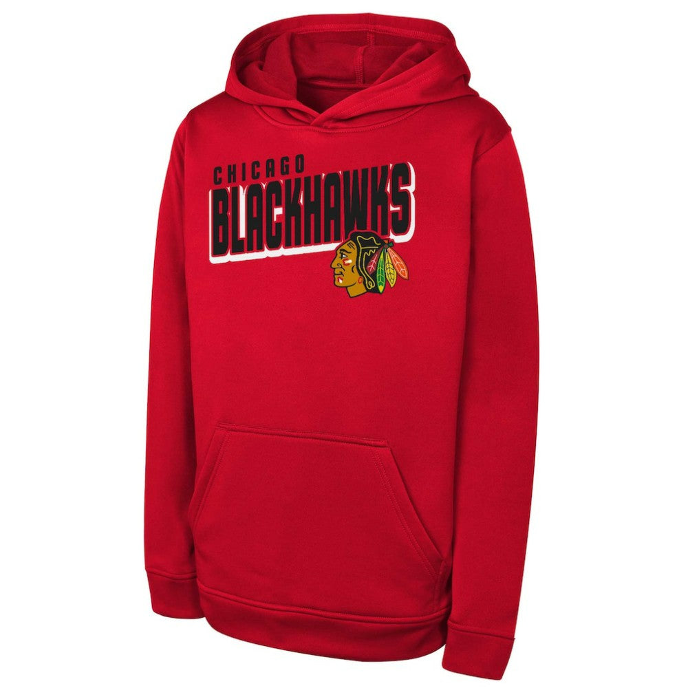 Chicago Blackhawks Youth Cyber Punk Performance Hoodie - Red - NHL 202122529