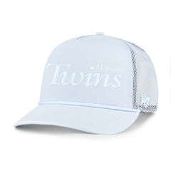 Minnesota Twins '47 Foundation Script Hitch Adjustable Trucker Hat - Light Blue - 47 brand on Sale