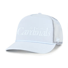 St. Louis Cardinals '47 Foundation Script Hitch Adjustable Trucker Hat - Light Blue - 47 brand on Sale