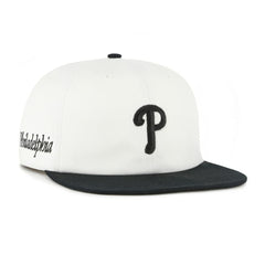 Philadelphia Phillies '47 Foundation Captain Snapback Hat - White/Black - 47 brand Sale