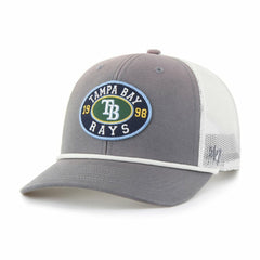 Tampa Bay Rays '47 Tide Sweep Rope Trucker Adjustable Hat - Gray/White - 47 brand Online