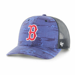 '47 Boston Red Sox Fiji Trucker Adjustable Hat - Blue - 47 brand Discount