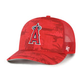 '47 Los Angeles Angels Fiji Trucker Adjustable Hat - Red - 47 brand on Sale