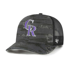 '47 Colorado Rockies Fiji Trucker Adjustable Hat - Black - 47 brand on Sale