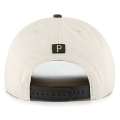 Pittsburgh Pirates '47 Fiji Rope Hitch Adjustable Hat - Cream/Black - 47 brand Discount