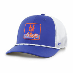 New York Mets '47 Scratch Adjustable Trucker Hat - Royal/White - 47 brand Discount