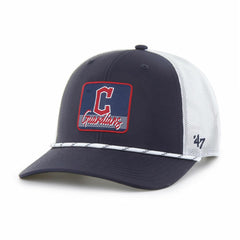 Cleveland Guardians '47 Scratch Adjustable Trucker Hat - Navy/White - 47 brand Sale
