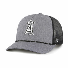 Los Angeles Angels '47 Carbon Rope Trucker Adjustable Hat - Charcoal - 47 brand Sale
