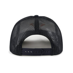 Houston Astros '47 Freshman Trucker Adjustable Hat - White/Navy - 47 brand Lifestyle