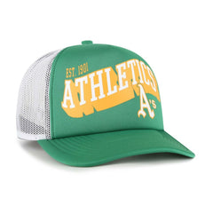 Athletics '47 Meander Foam Trucker Snapback Hat - Green - 47 brand Online