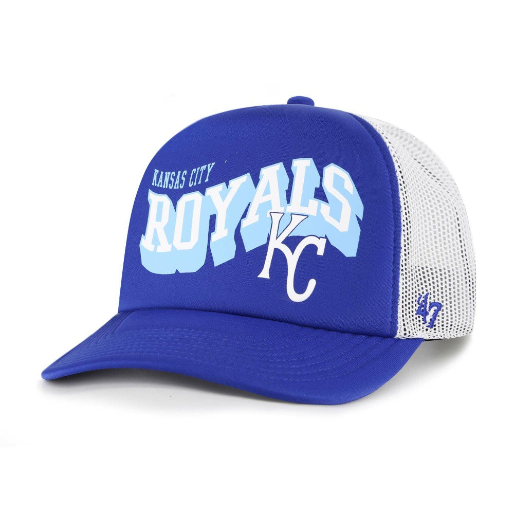 Kansas City Royals '47 Meander Foam Trucker Snapback Hat - Royal - 47 brand Online