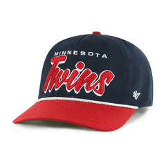 Minnesota Twins '47 Dropshadow Rope Hitch Adjustable Hat - Navy - 47 brand on Sale
