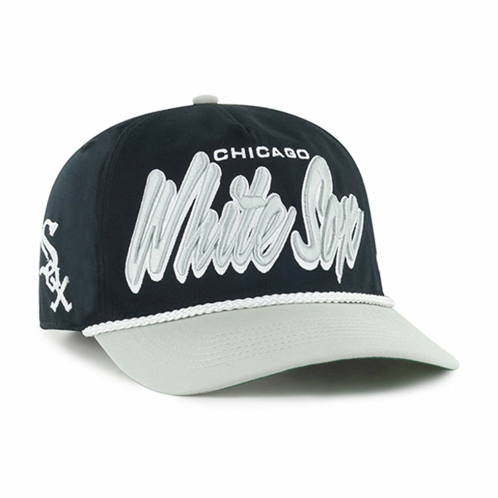 Chicago White Sox '47 Dropshadow Rope Hitch Adjustable Hat - Black - 47 brand Online