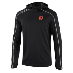 Calgary Flames Columbia Shotgun Omni-Wick Pullover Hoodie - Black - NHL 202128408