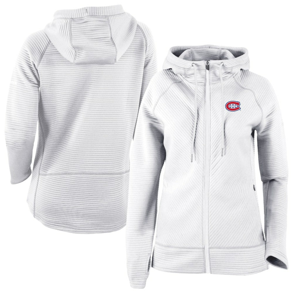 Montreal Canadiens Columbia Omni-Wick Pack It Up Full-Zip Jacket - White - NHL 202128448