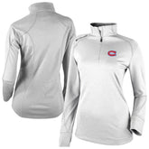Montreal Canadiens Columbia Women's Omni-Wick Shotgun 2.0 Quarter-Zip Pullover Top - White - NHL 202128455