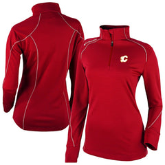 Calgary Flames Columbia Women's Omni-Wick Shotgun 2.0 Quarter-Zip Pullover Top - Red - NHL 202128457