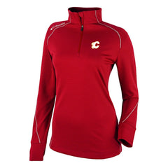 Calgary Flames Columbia Women's Omni-Wick Shotgun 2.0 Quarter-Zip Pullover Top - Red - NHL 202128457