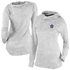 Toronto Maple Leafs Columbia Women's Omni-Wick Sunday Ball Pullover Hoodie - White - NHL 202128466