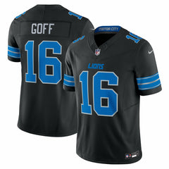 Nike Jared Goff Detroit Lions Vapor F.U.S.E. Limited Jersey Black