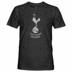 Tottenham Hotspur 1863FC Mono Badge Vintage Tri-Blend T-Shirt Black
