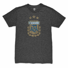 Angel Di Maria Argentina National Team 1863FC Retro Player Tri-Blend T-Shirt Black