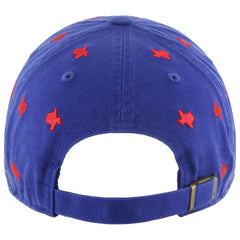 Texas Rangers '47 Women's Confetti Clean Up Adjustable Hat - Royal - 47 brand Online