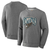 Washington Capitals Fanatics Decades Collection Legendary Fleece Pullover Sweatshirt - Heather Gray - NHL 202135608