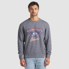 Edmonton Oilers Fanatics Decades Collection Legendary Fleece Pullover Sweatshirt - Heather Gray - NHL 202135609