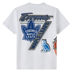 Toronto Maple Leafs OVO x NHL Retro T-Shirt - Heather Gray - NHL 202137987