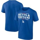 Mookie Betts & Shohei Ohtani Los Angeles Dodgers Election Player T-Shirt - Royal - MLB Discount