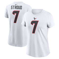Nike C.J. Stroud Houston Texans Women's Player Name & Number T-Shirt White