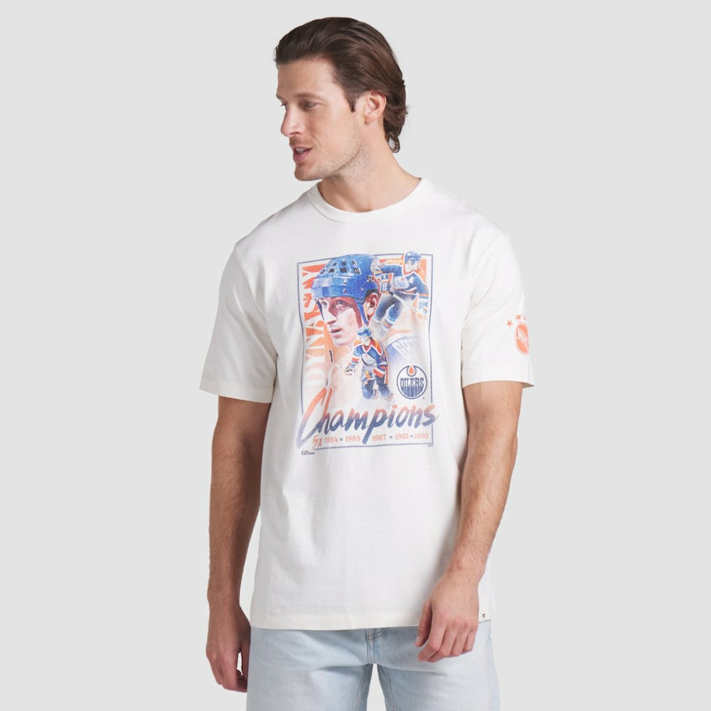 Edmonton Oilers Fanatics Decades Collection Timeless T-Shirt - White - NHL 202143905