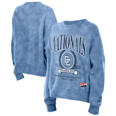 Washington Nationals New Era Women's 2025 City Connect Pullover Sweatshirt - Blue - New Era on Sale