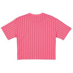 Miami Marlins New Era Women's 2025 City Connect Pinstripe T-Shirt - Pink - New Era Discount