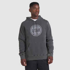 Utah Mammoth Fanatics Redwood Dark Pullover Hoodie - Black - NHL 202144501