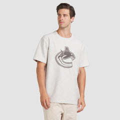 Vancouver Canucks Fanatics Made in Canada T-Shirt - Cream - NHL 202144562