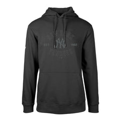 New York Yankees Levelwear Podium Abyssal Pullover Hoodie - Black - MLB Discount