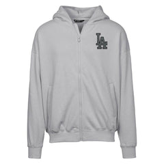 Los Angeles Dodgers Levelwear Uphill Abyssal Full-Zip Hoodie - Gray - MLB Online