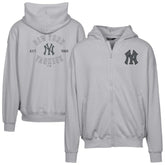 New York Yankees Levelwear Uphill Abyssal Full-Zip Hoodie - Gray - MLB Online